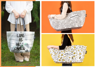 最小ロット1個から無地、名入れ印刷、オリジナルデザインのプリントをご注文いただけます。