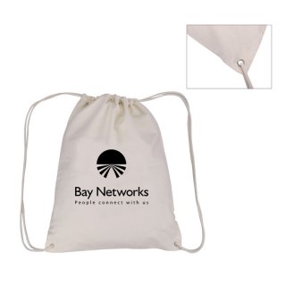 カスタマイズ 綿 キャンバス ドローストリング バックパック