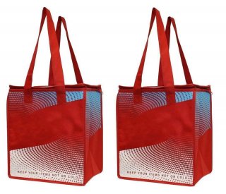 ヘビーデューティー 赤 大型 PP 不織布