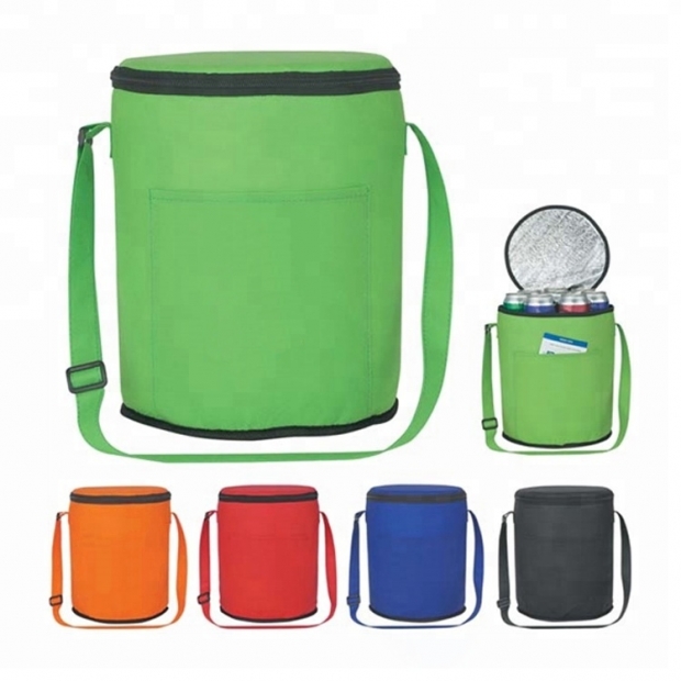 ランチ ピクニック キッチン ストレージ 不織布 丸型 クーラー