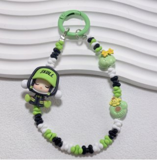 キーチェーン ビーズ携帯電話チェーン ユニバーサル携帯電話リスト ストラップ チェーン キーチェーン ペンダント