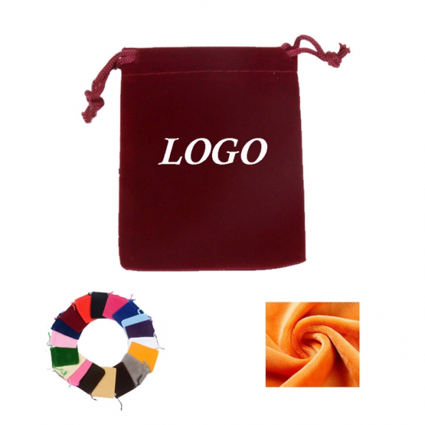 小型 ベルベット ドローストリング ギフトバッグ 小型 ベルベット ドローストリング ギフトバッグ