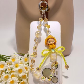 キーチェーン ビーズ携帯電話チェーン ユニバーサル携帯電話リスト ストラップ チェーン キーチェーン ペンダント