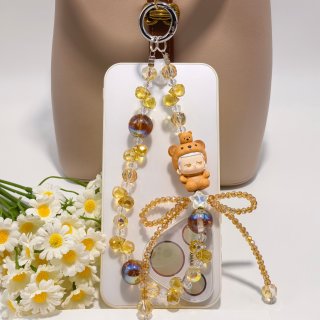 キーチェーン ビーズ携帯電話チェーン ユニバーサル携帯電話リスト ストラップ チェーン キーチェーン ペンダント